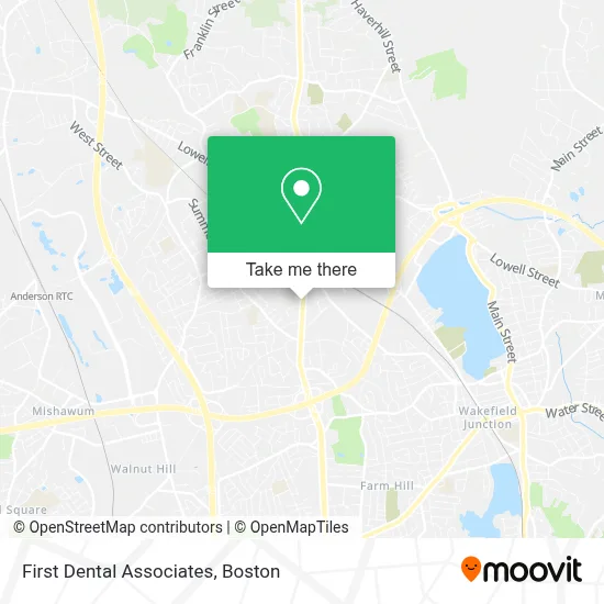 First Dental Associates map