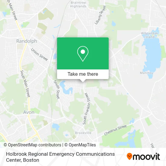 Holbrook Regional Emergency Communications Center map