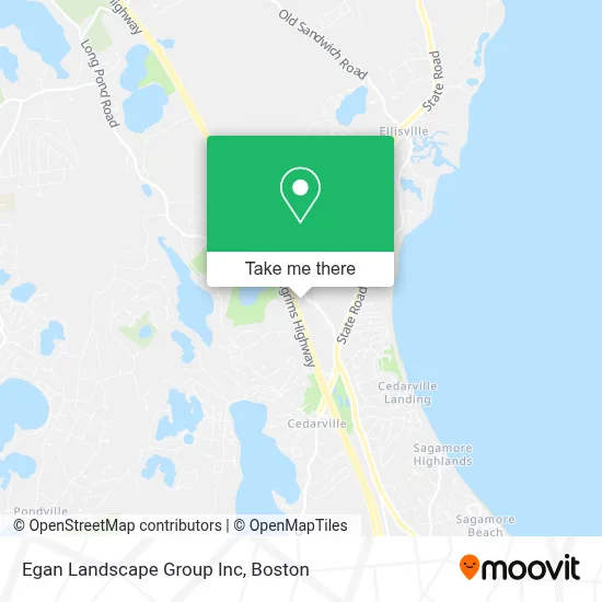 Egan Landscape Group Inc map