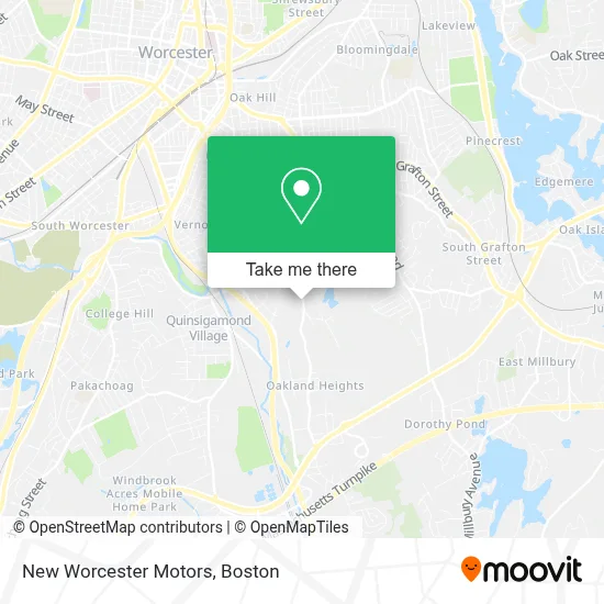 New Worcester Motors map