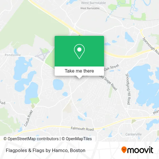 Flagpoles & Flags by Hamco map