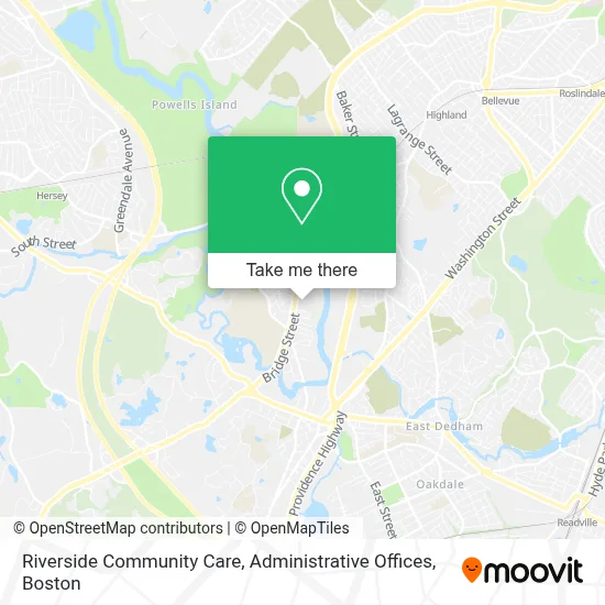 Riverside Community Care, Administrative Offices map