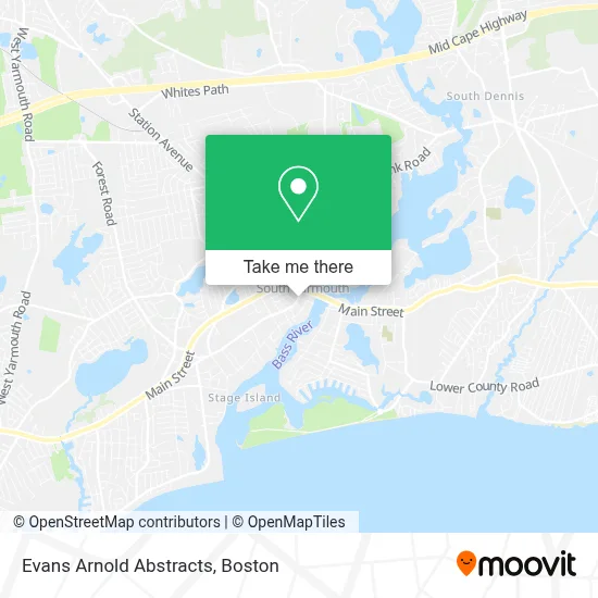 Evans Arnold Abstracts map