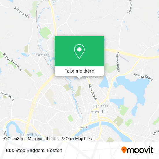 Bus Stop Baggers map