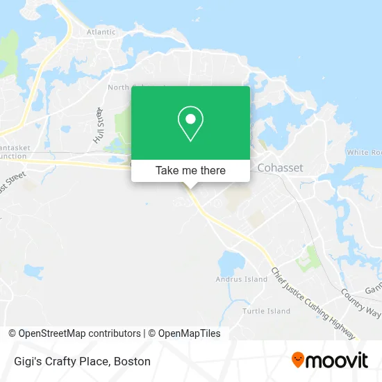 Gigi's Crafty Place map