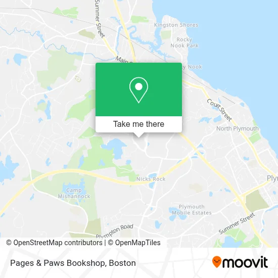 Pages & Paws Bookshop map