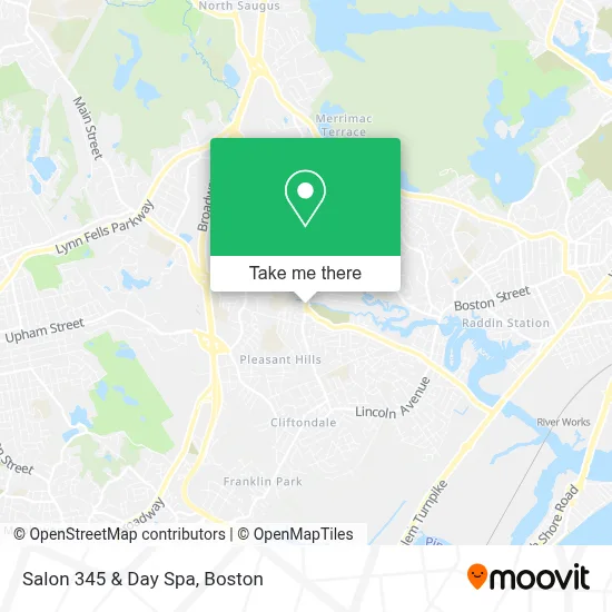 Salon 345 & Day Spa map