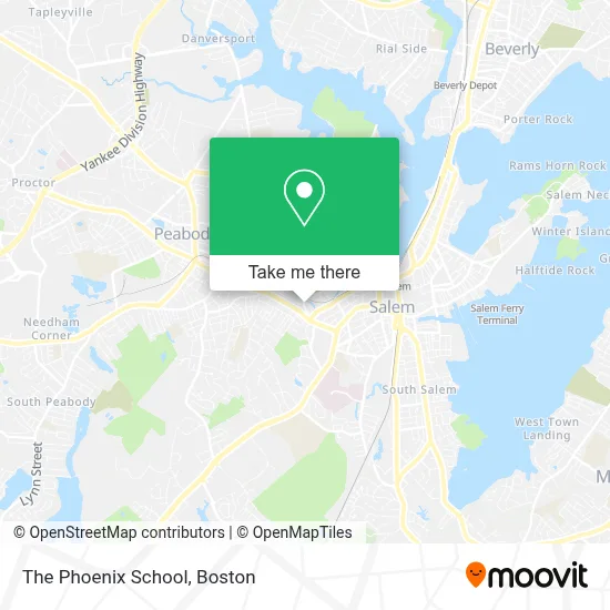 The Phoenix School map
