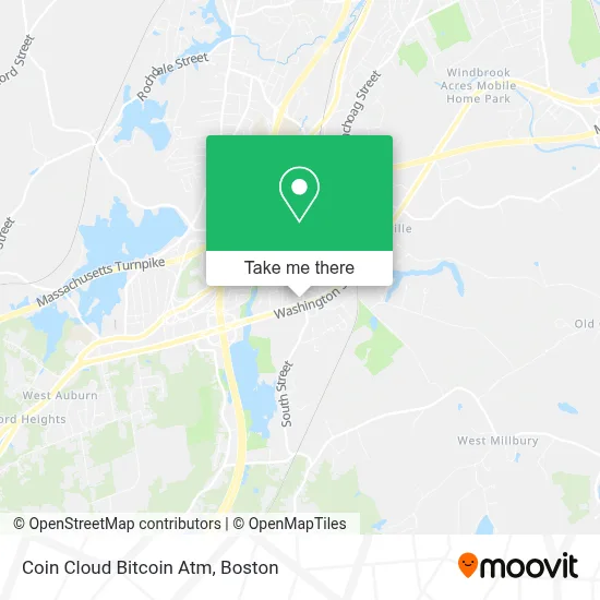 Coin Cloud Bitcoin Atm map