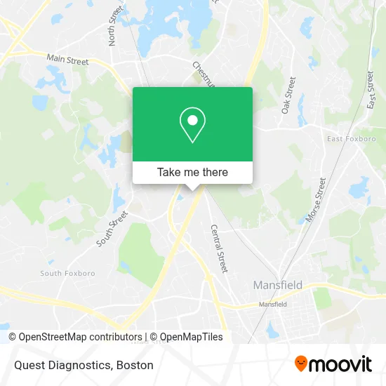 Quest Diagnostics map