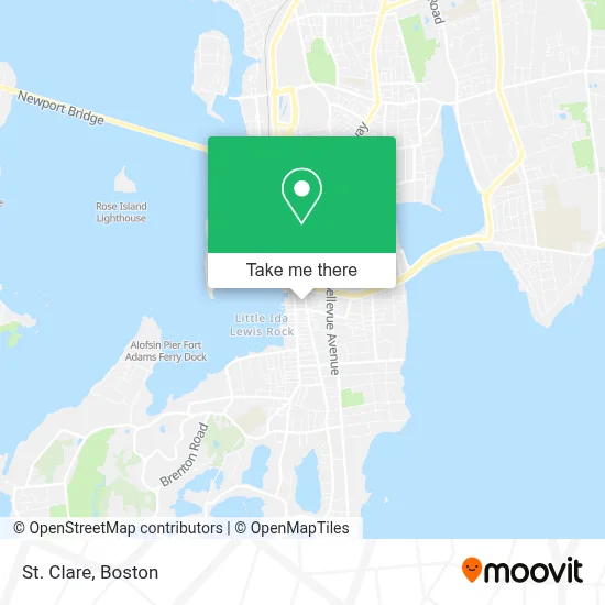 St. Clare map