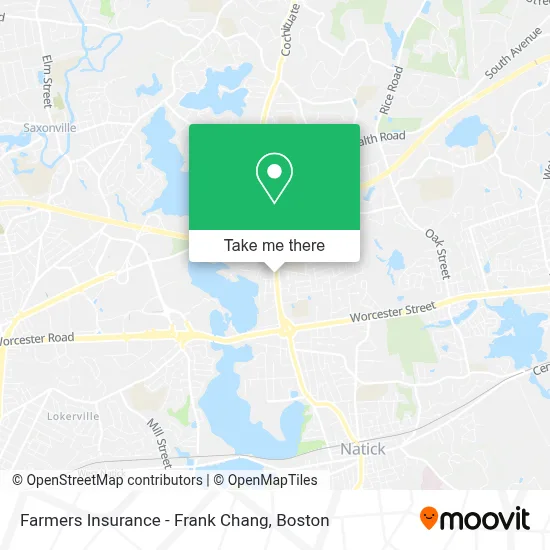 Farmers Insurance - Frank Chang map