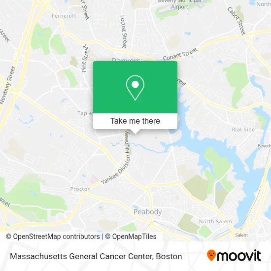 Massachusetts General Cancer Center map