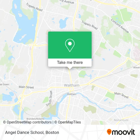 Angel Dance School map