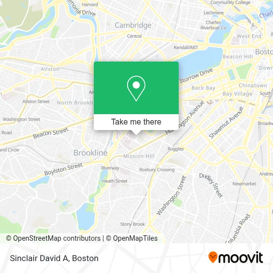 Sinclair David A map