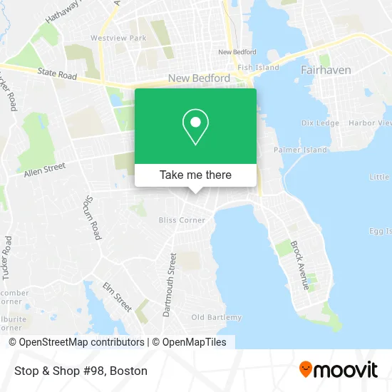 Stop & Shop #98 map