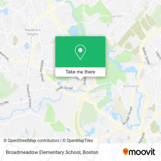 Broadmeadow Elementary School map