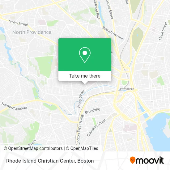 Rhode Island Christian Center map