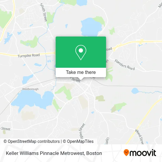 Keller Williams Pinnacle Metrowest map