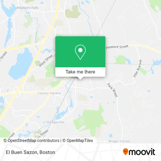 El Buen Sazon map