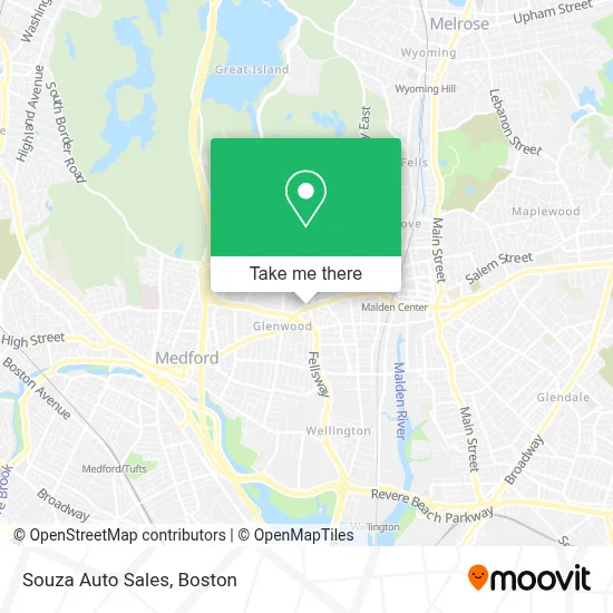 Souza Auto Sales map