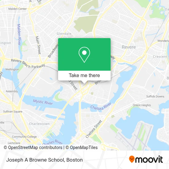 Joseph A Browne School map