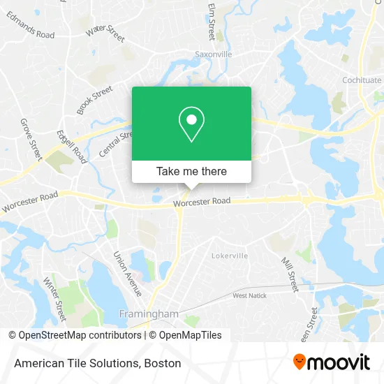 American Tile Solutions map
