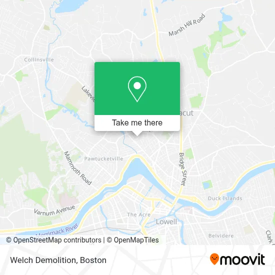 Welch Demolition map
