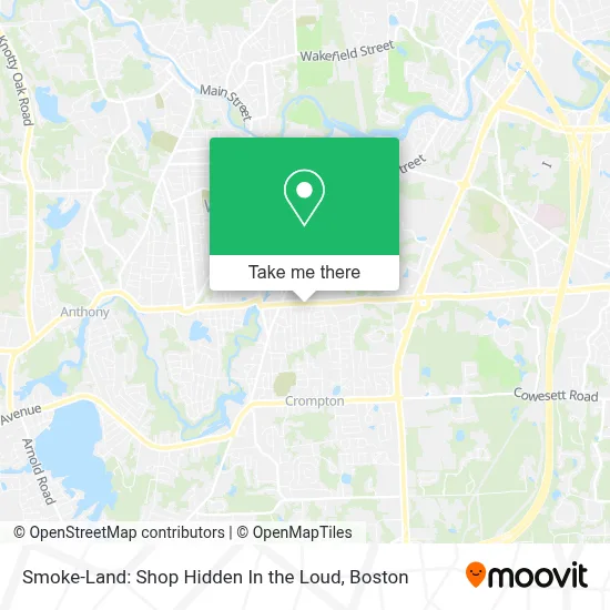 Smoke-Land: Shop Hidden In the Loud map