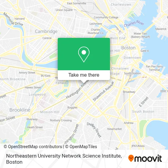 Northeastern University Network Science Institute map