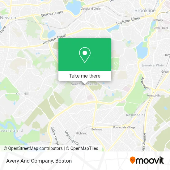 Avery And Company map