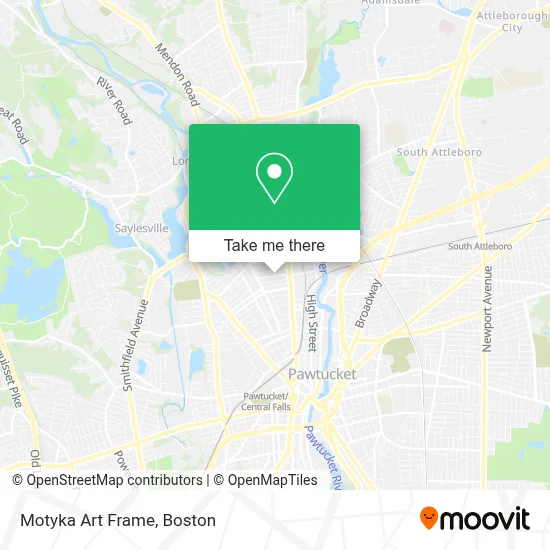 Motyka Art Frame map