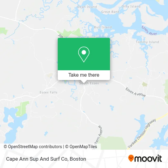 Cape Ann Sup And Surf Co map