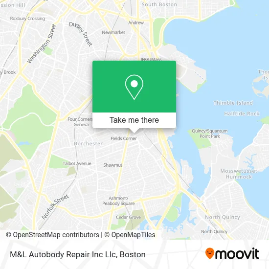 M&L Autobody Repair Inc Llc map