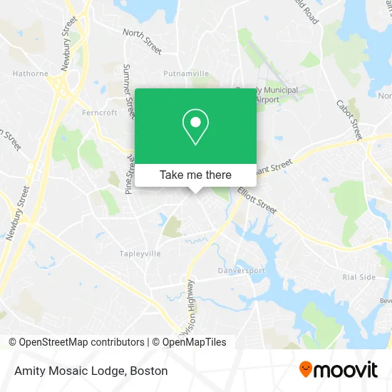 Amity Mosaic Lodge map