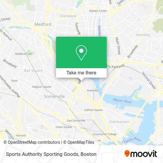 Sports Authority Sporting Goods map