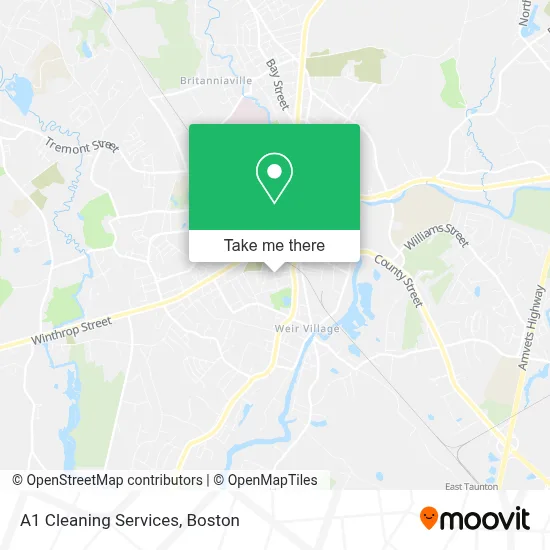 A1 Cleaning Services map