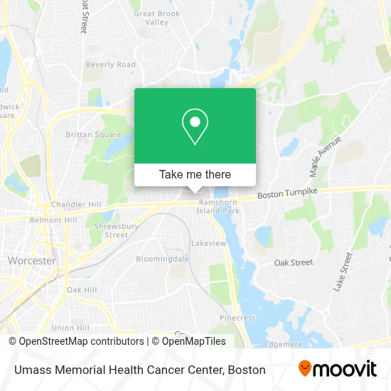 Umass Memorial Health Cancer Center map
