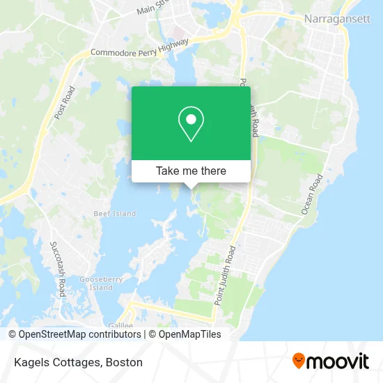 Kagels Cottages map