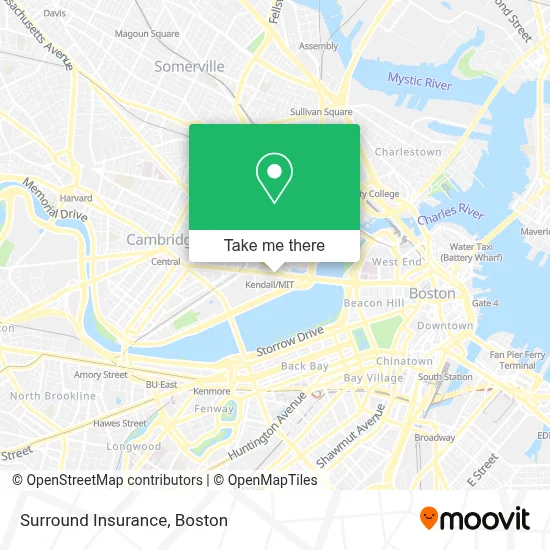Surround Insurance map