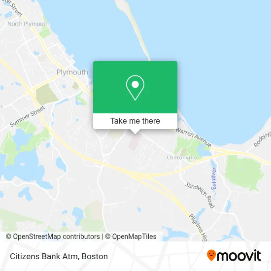 Citizens Bank Atm map