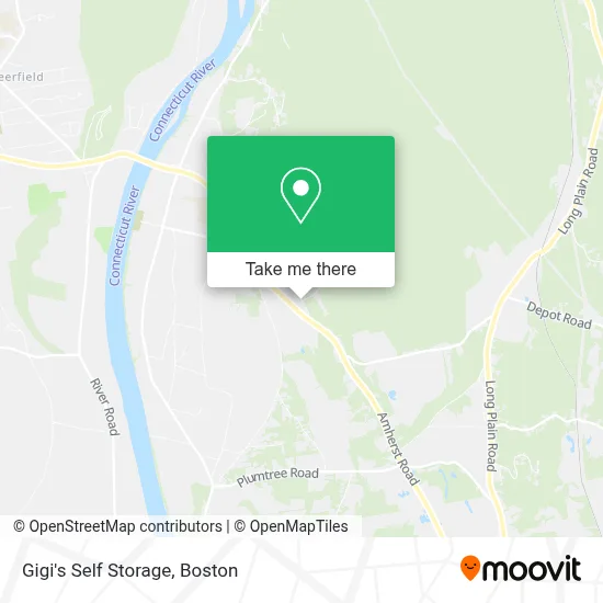 Gigi's Self Storage map