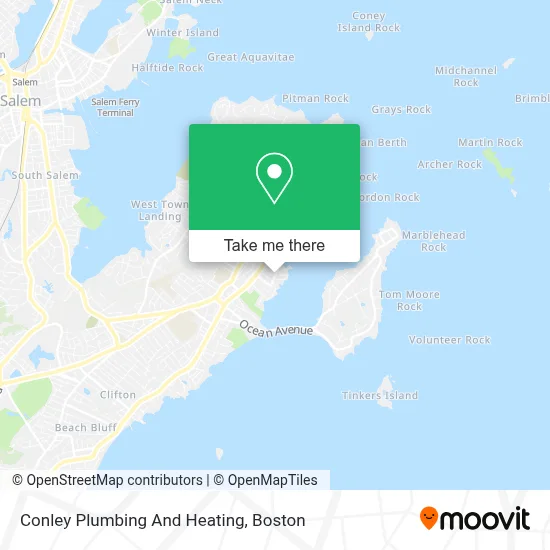 Conley Plumbing And Heating map