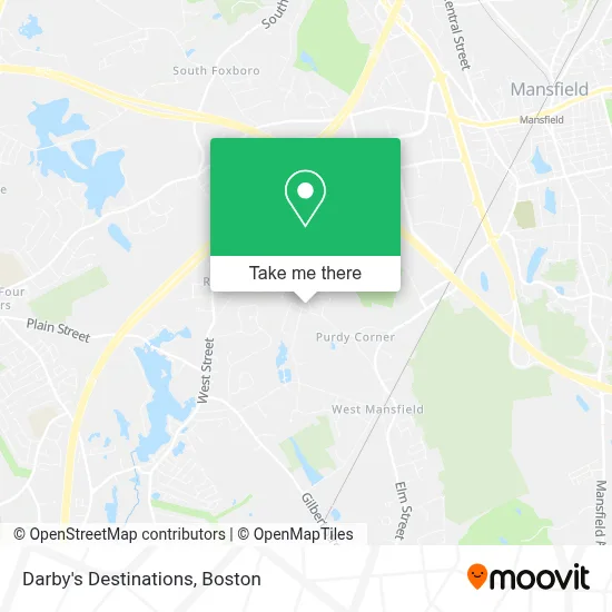 Darby's Destinations map