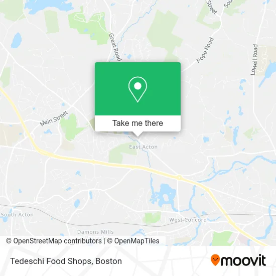 Tedeschi Food Shops map