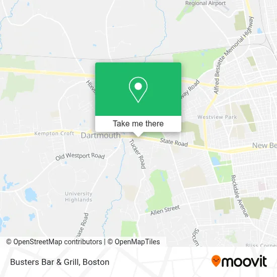 Busters Bar & Grill map