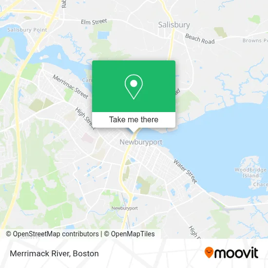 Merrimack River map