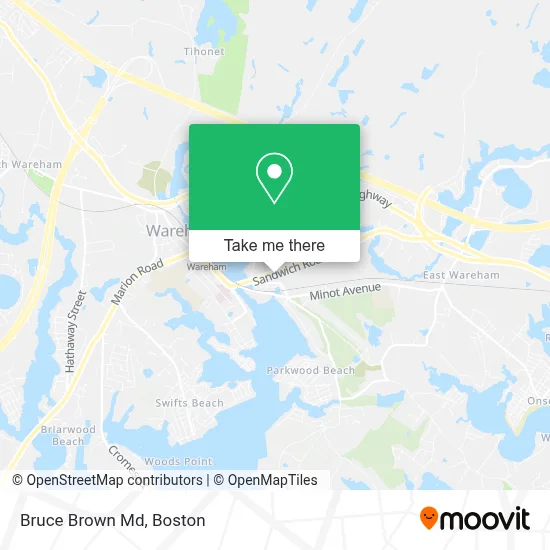 Bruce Brown Md map