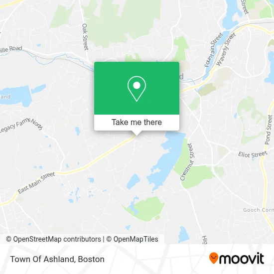 Town Of Ashland map