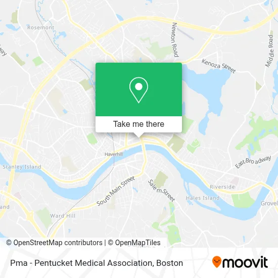Pma - Pentucket Medical Association map